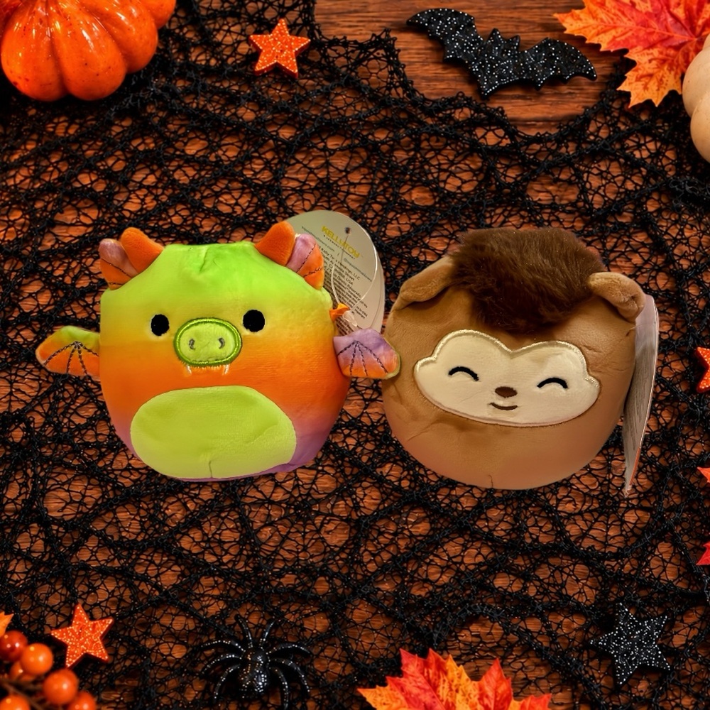 Squishmallows Halloween Mystery Egg – Dionne & Wade 4” – NWT